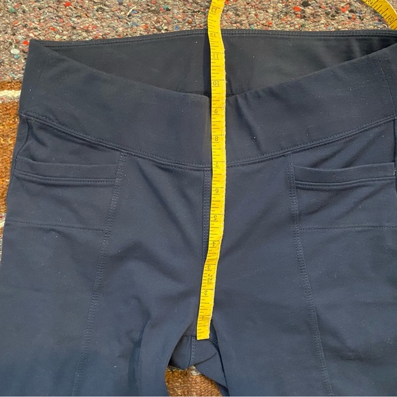 Athleta size small navy stretch pants with pockets EUC - Picture 9 of 13